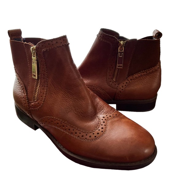 Tommy Hilfiger Shoes - Tommy Hilfiger Leather Ankle Boots | Size 8